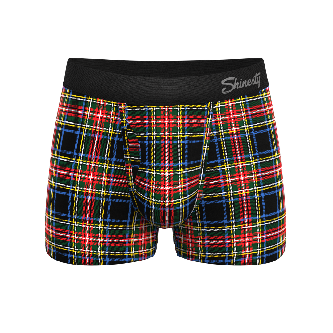 The Cappuccino | Holiday Tartan Plaid Ball Hammock® Pouch Trunks Underwear