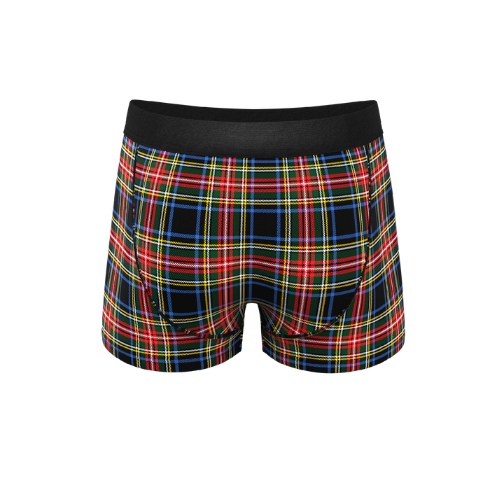 The Cappuccino | Holiday Tartan Plaid Ball Hammock® Pouch Trunks Underwear