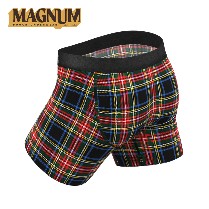 The Cappuccino | Holiday Tartan Plaid Ball Hammock® Magnum Big Pouch Underwear
