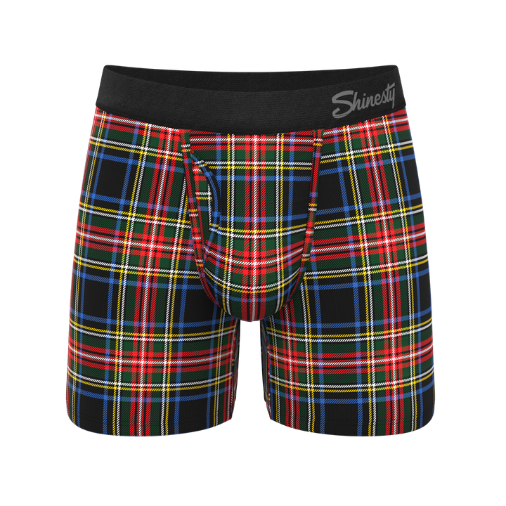 The Cappuccino | Holiday Tartan Plaid Ball Hammock® Magnum Big Pouch Underwear