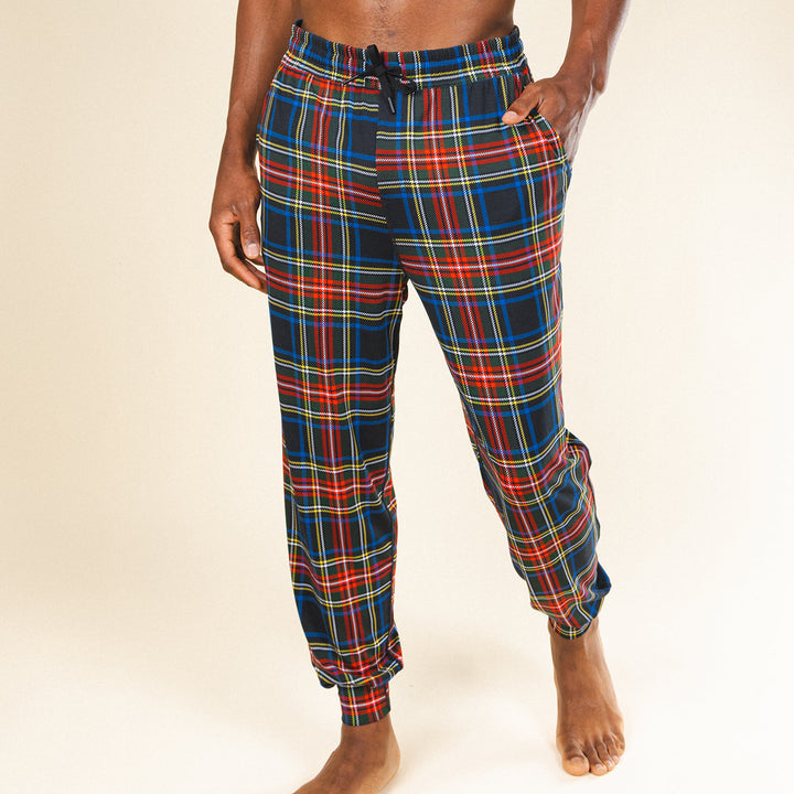 The Cappuccino | Holiday Tartan Plaid SleepDeep™ Men’s Pajama Joggers