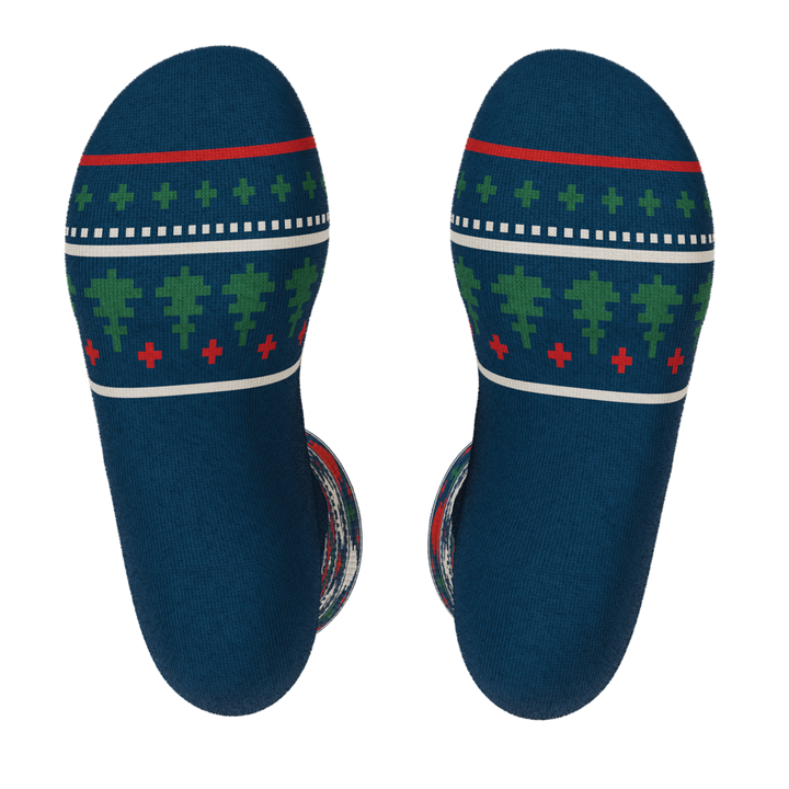 The Caribou Lous | Christmas Deer Heel Hammock™ Crew Socks