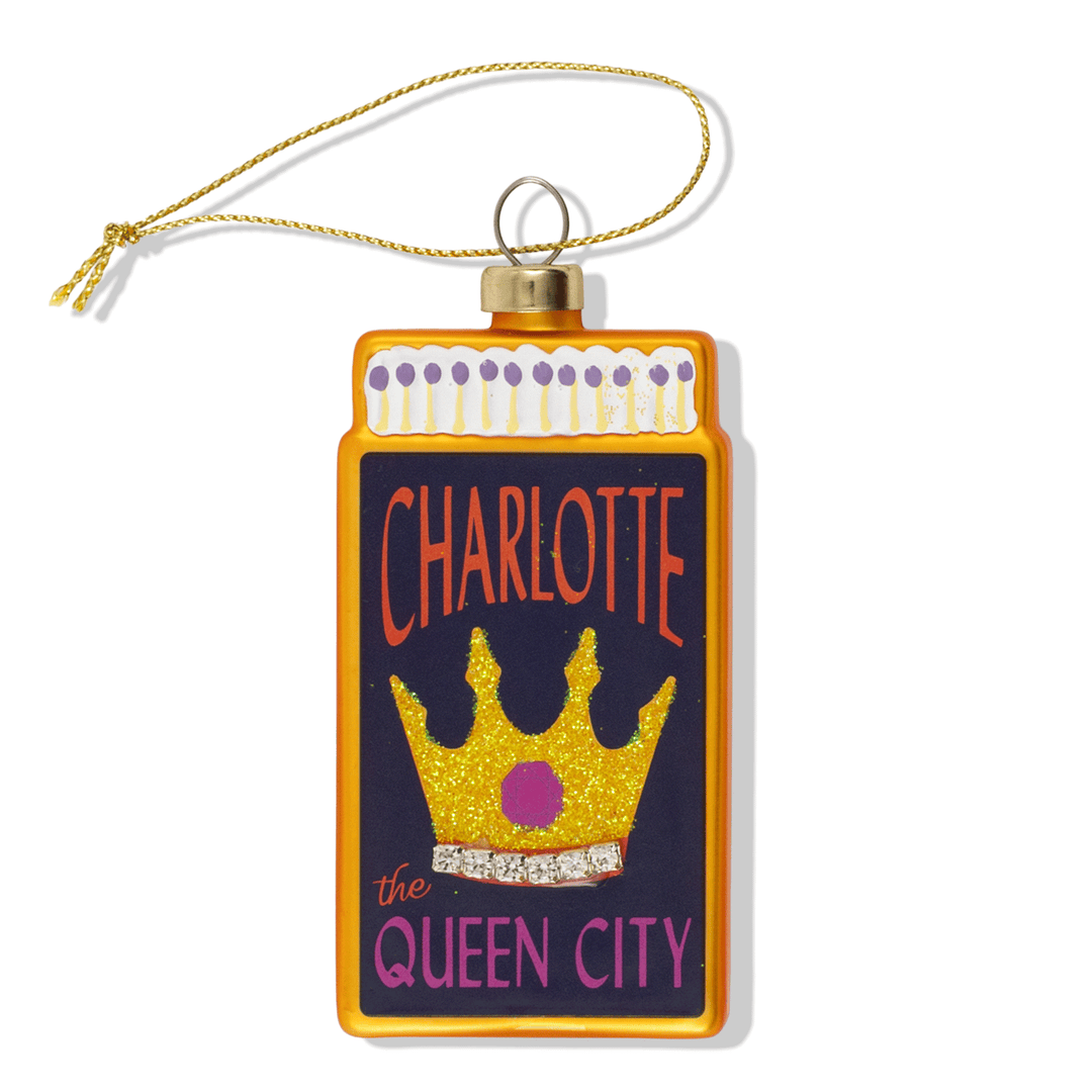 Matchbook Ornament - Charlotte