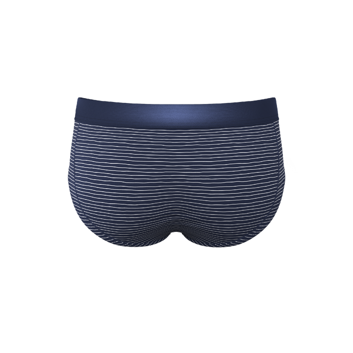 The Cheek Streak | White Stripe Ball Hammock® Pouch Underwear Briefs