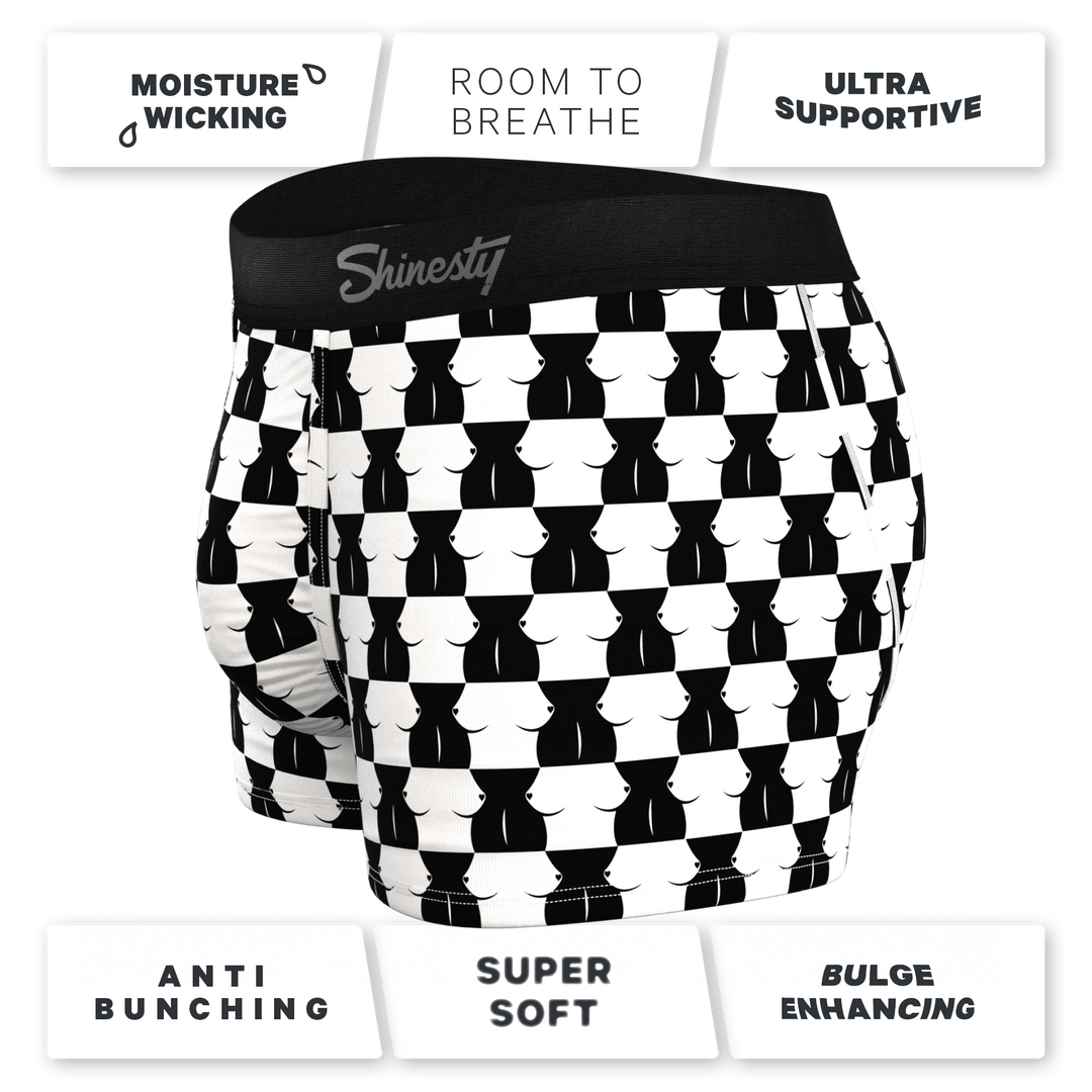 The Chest Mate | Checkered Ball Hammock® Pouch Trunks Underwear