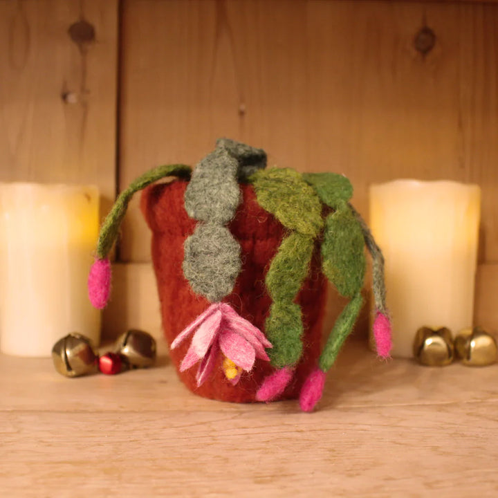 Christmas Cactus Needle Felting Kit by The Makerss KTS-XmasCactus-Complete