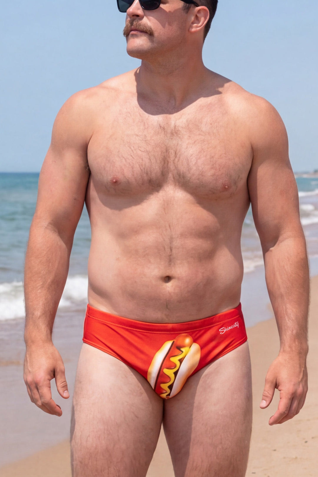 The Mouthful | Hot Dog Ball Hammock® Pouch Swim Briefs