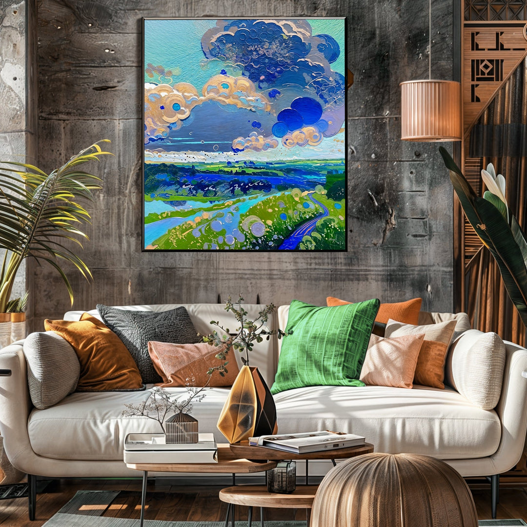 Canvas Print: "Cloud Dance"