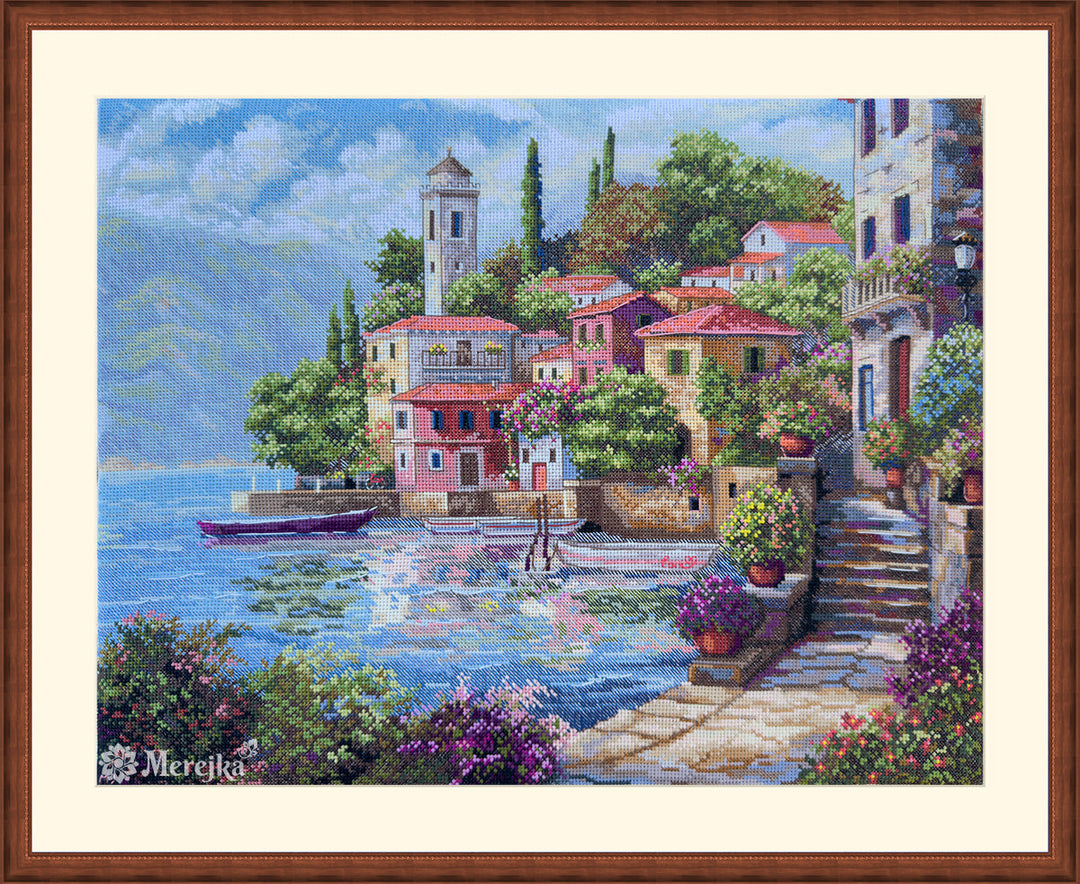 Coastal Gardens Counted Cross Stitch Kit by Merejka K-297