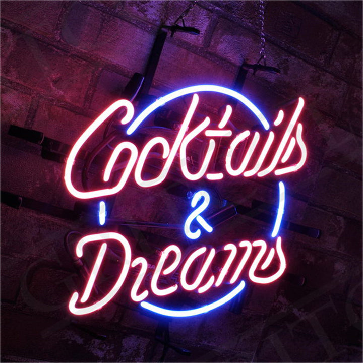 Cocktails & Dreams Neon Signs Light