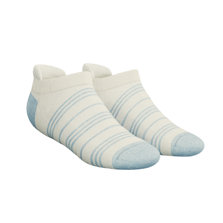 The College Ruled | Stripe Heel Hammock™ Ankle Socks