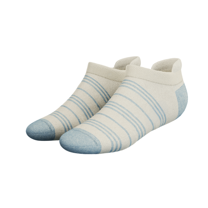 The College Ruled | Stripe Heel Hammock™ Ankle Socks