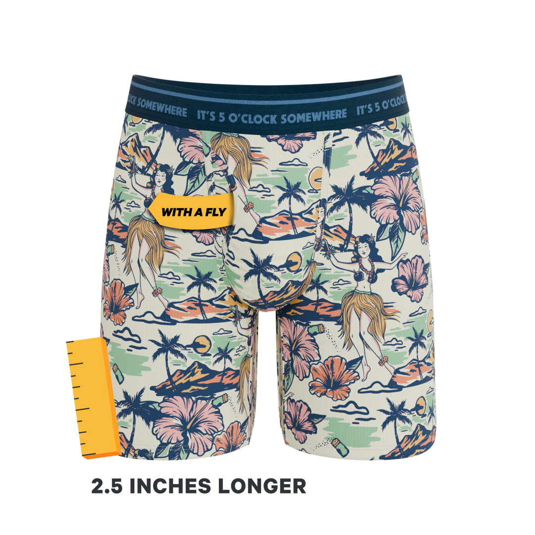 The Come Monday | Shinesty x Margaritaville® Long Leg Ball Hammock® Pouch Underwear With Fly