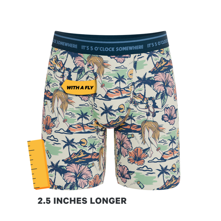 The Come Monday | Shinesty x Margaritaville® Long Leg Ball Hammock® Pouch Underwear With Fly