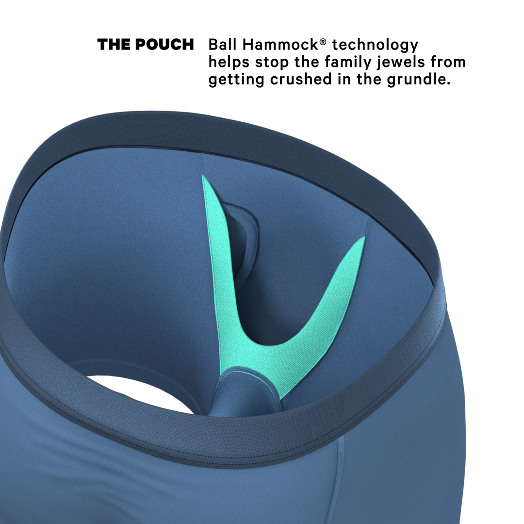 The Cool Cobalt | Slate Blue Ball Hammock® Pouch Underwear With Fly