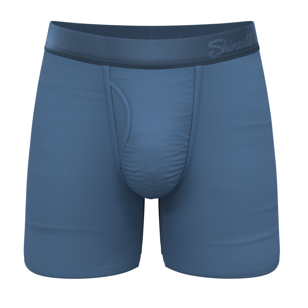 The Cool Cobalt | Slate Blue Ball Hammock® Pouch Underwear With Fly