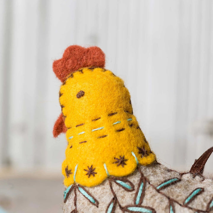 French Hen  from Felt Craft Kit MKFHN1F