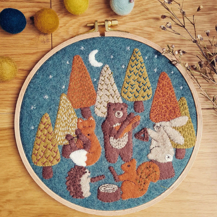 Woodland Melody Applique Felt Kit APPMEL1O