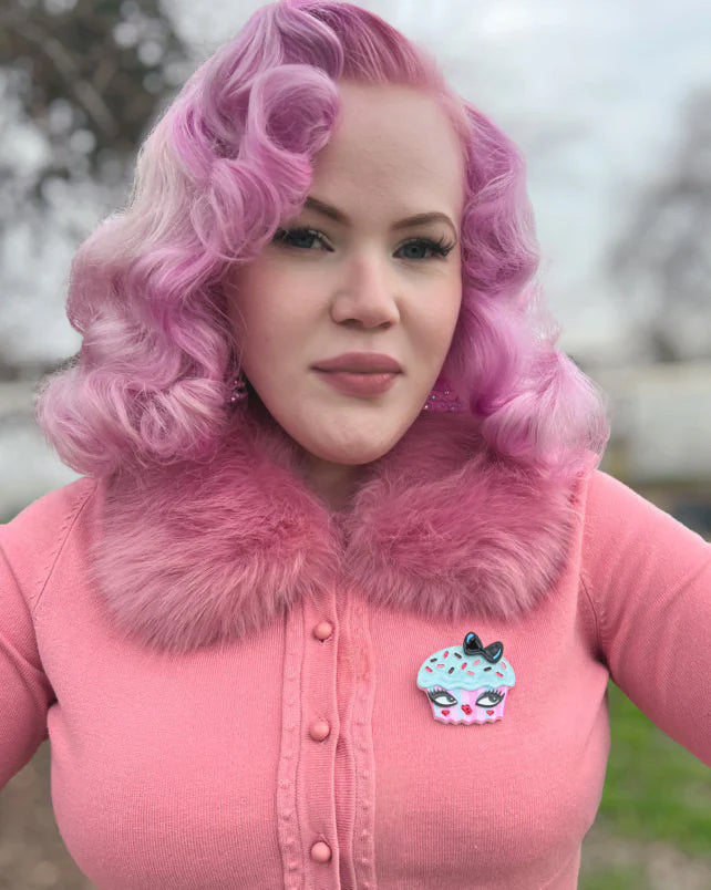 Cupcake Cutie Brooch by Miss Fluff x Lipstick & Chrome