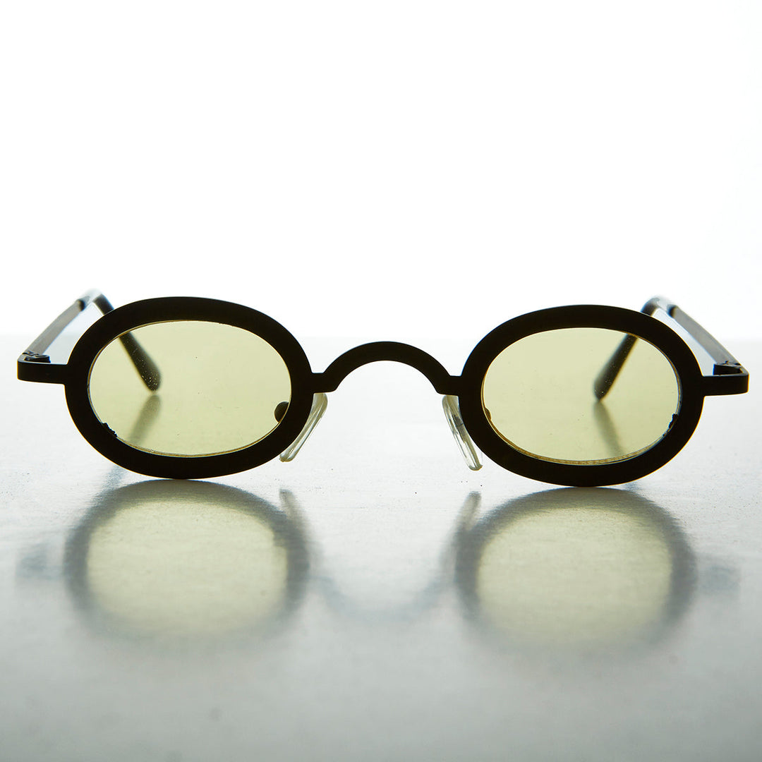 Micro Vintage Sunglasses with Tinted Lenses - Desert