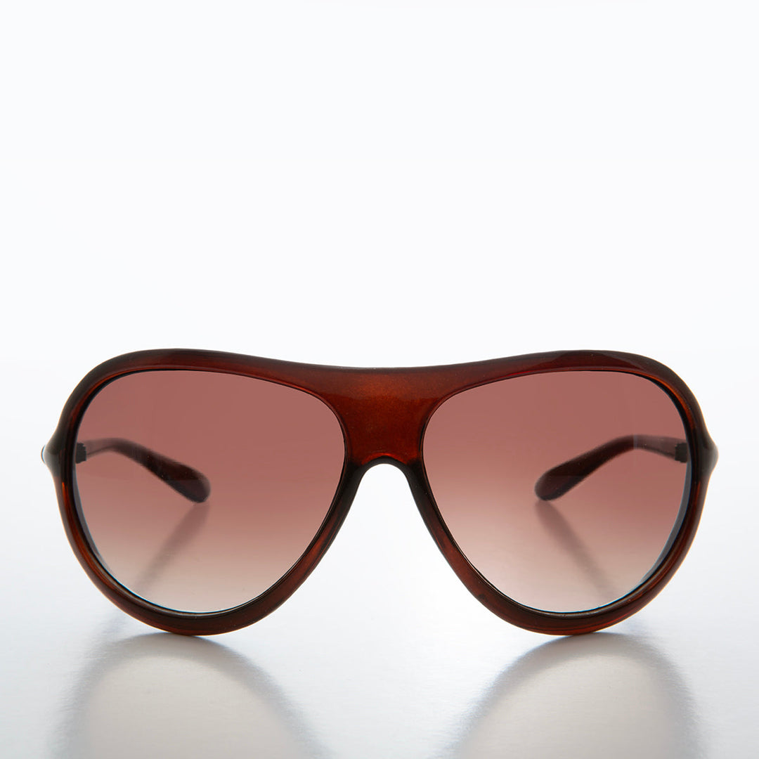 Large Teardrop 80s Fashion Sunglass - Dixon
