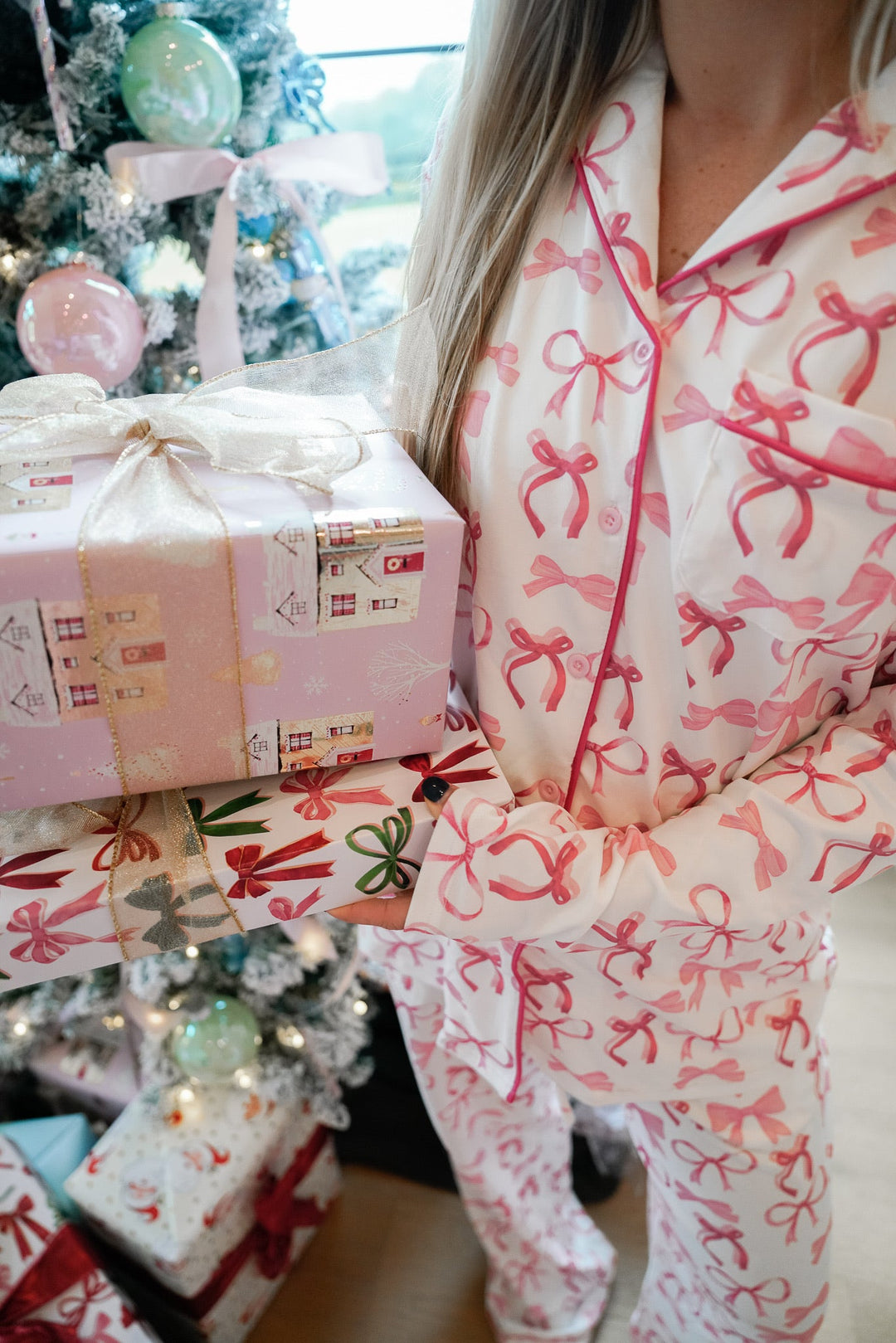 Bows Pajama Set