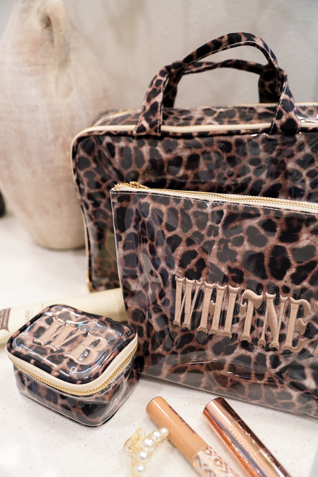 Leopard - Clear Coat Bag For Embroidery - PREORDER