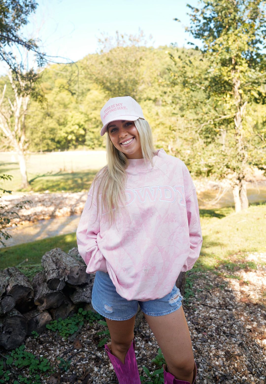 This is my Hunting Hat. - Camo Trucker Hat