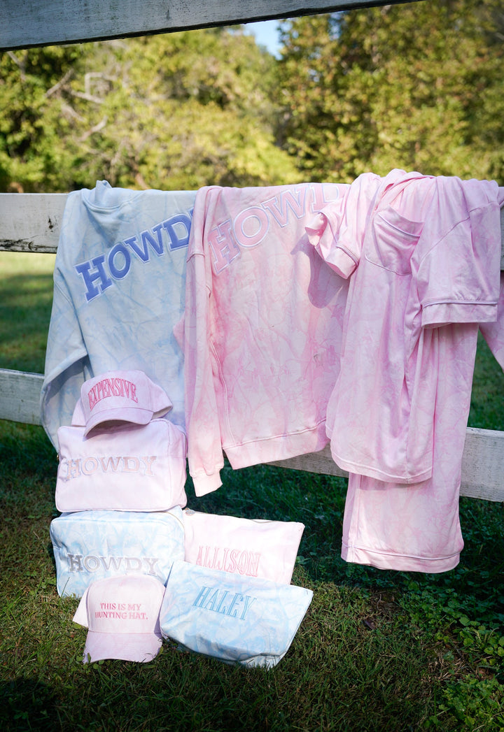 Howdy - Camo Vintage Crew-Neck Sweatshirt