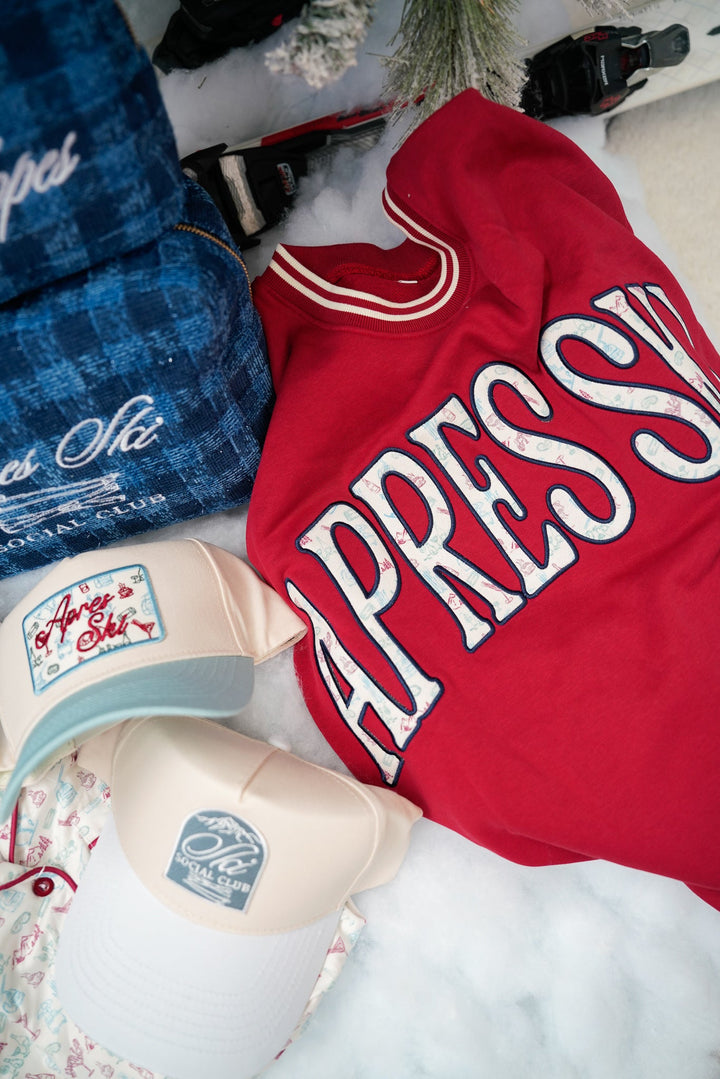 Apres Ski - Baby Blue Vintage Trucker Hat