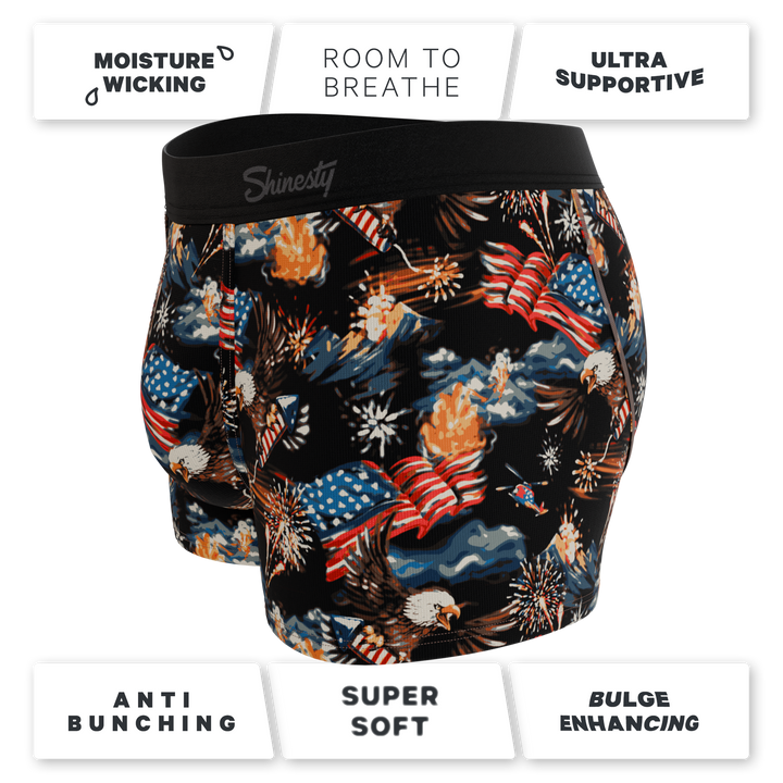 The Declaration | Americana Eagles Ball Hammock® Pouch Trunks Underwear