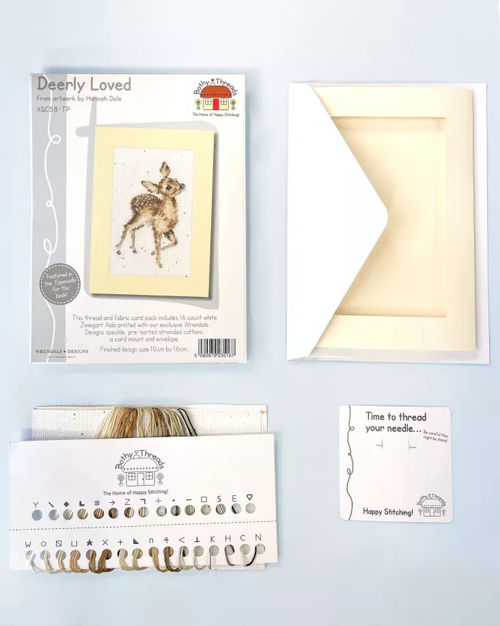 Deerly Loved - Thread XGC58-TP Counted Cross Stitch Kit