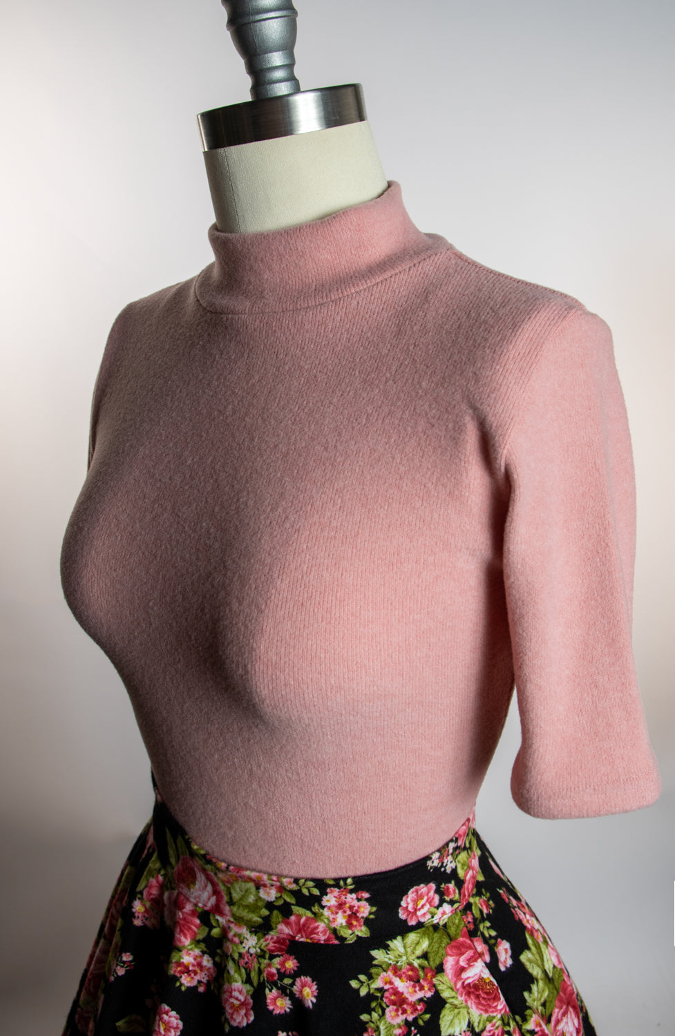 Denise Top - Plush Knit, Rose