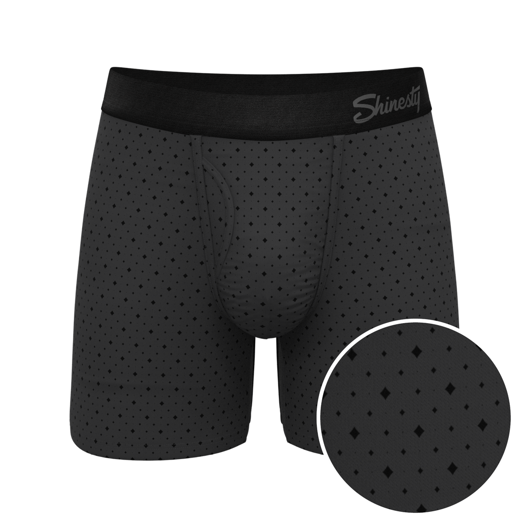 The Diamond Dog | Micro Diamonds Ball Hammock® Pouch Underwear With Fly