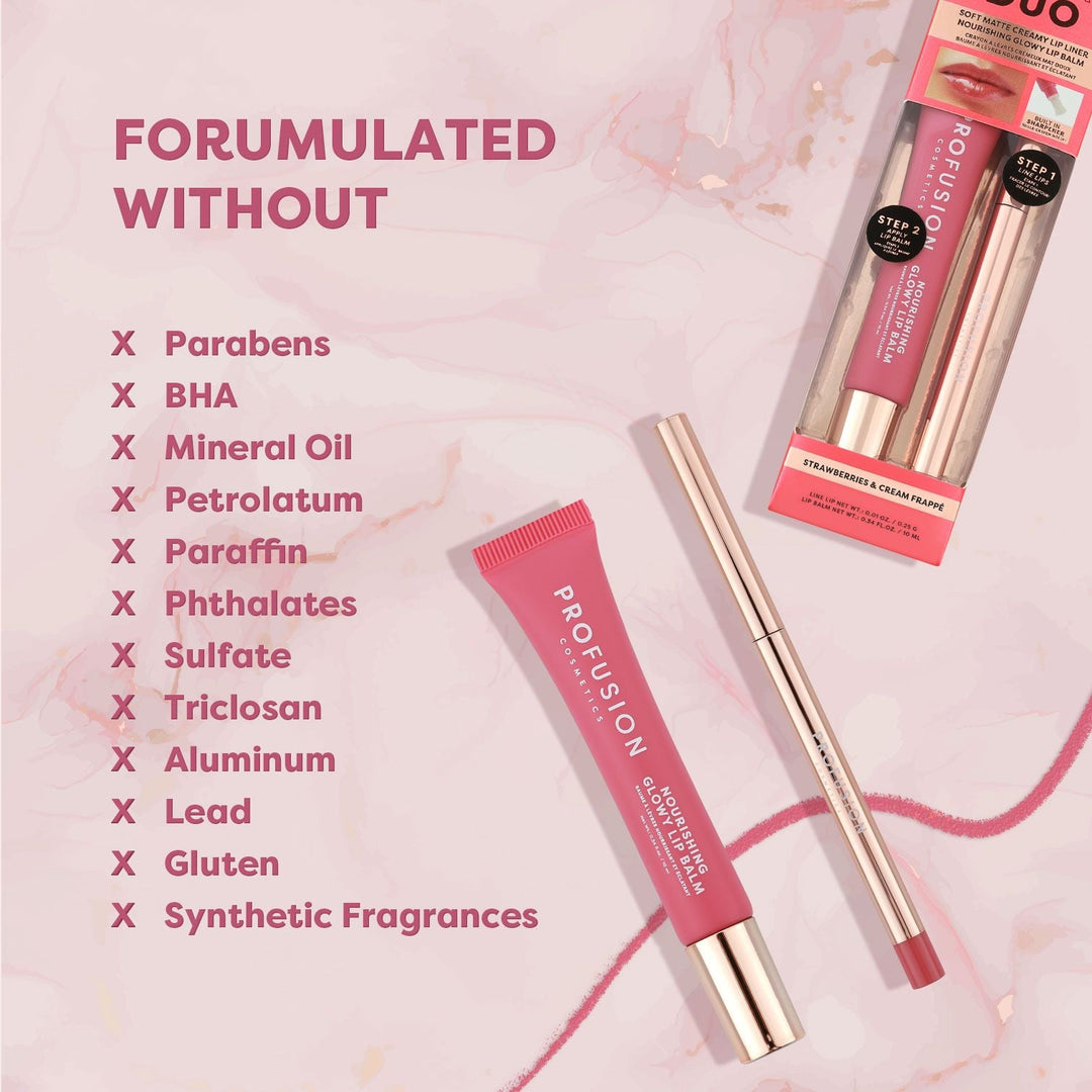 Lip Treat Duo Soft Matte Creamy Lip Liner & Nourishing Glowy Lip Balm