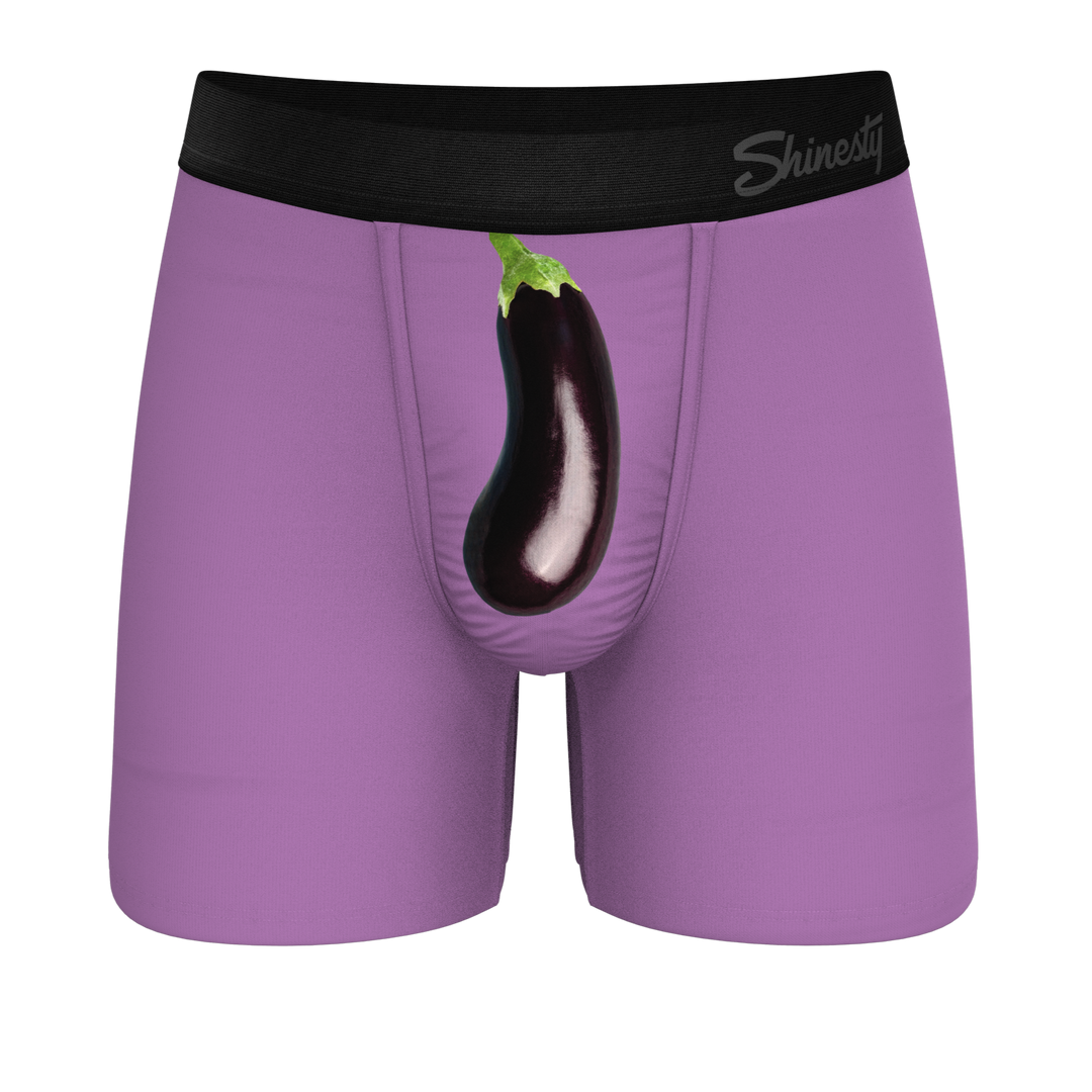 The Double Entendre | Eggplant Ball Hammock® Pouch Underwear