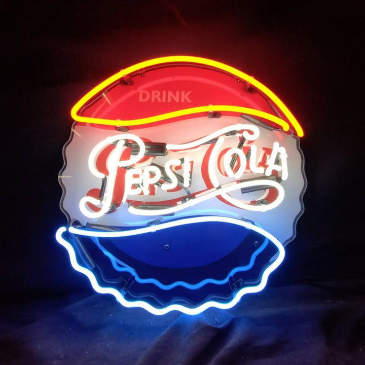 Drink Pepsi Cola Classic Logo Neon Signs