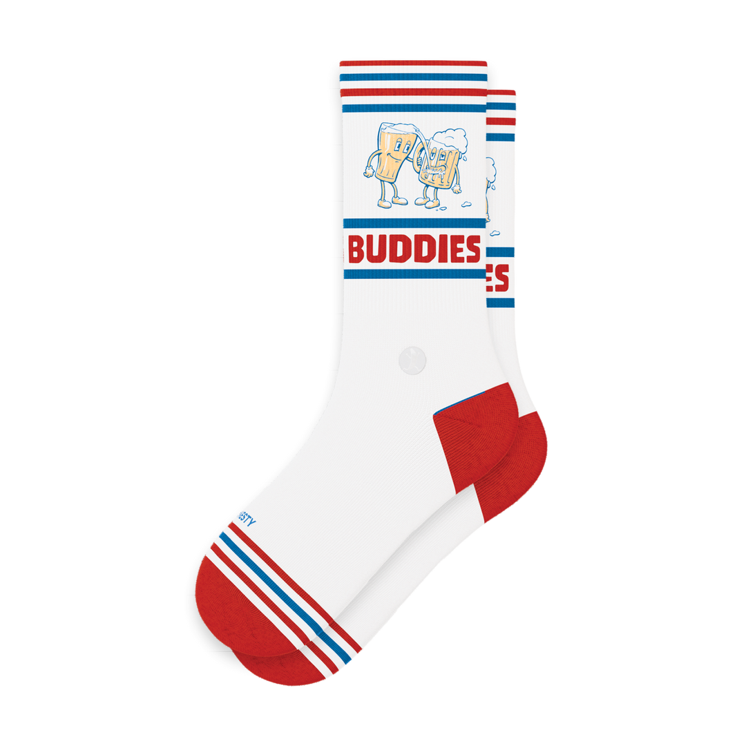 The Drinking Buddies | Beer Heel Hammock™ Crew Socks