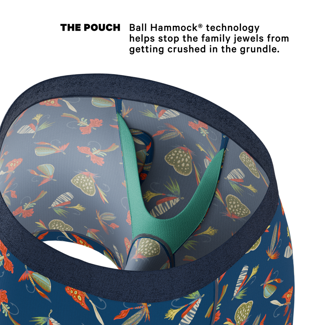 The Dry Fly | Fly Fishing Ball Hammock® Pouch Underwear With Fly