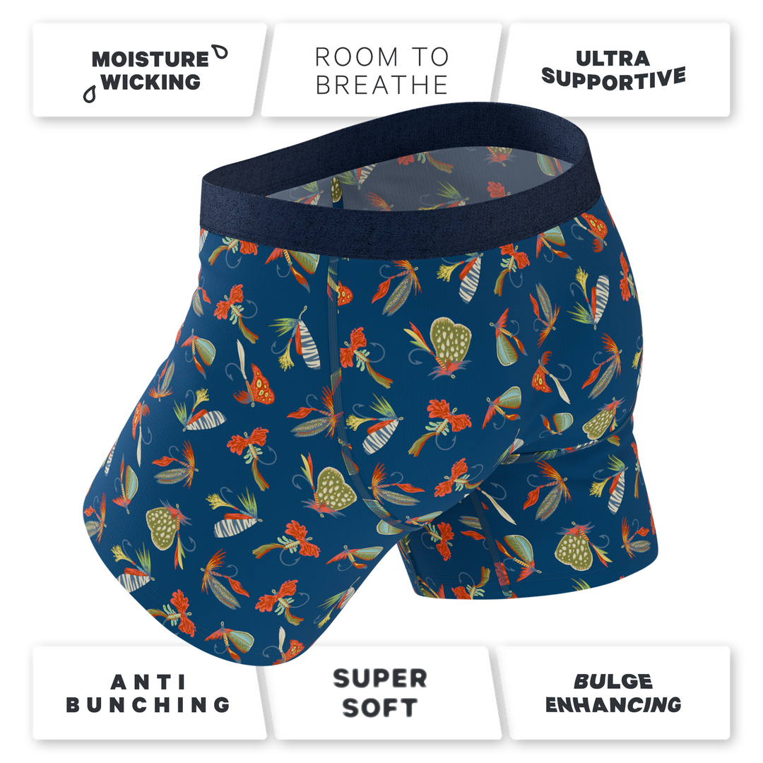 The Dry Fly | Fly Fishing Ball Hammock® Pouch Underwear With Fly