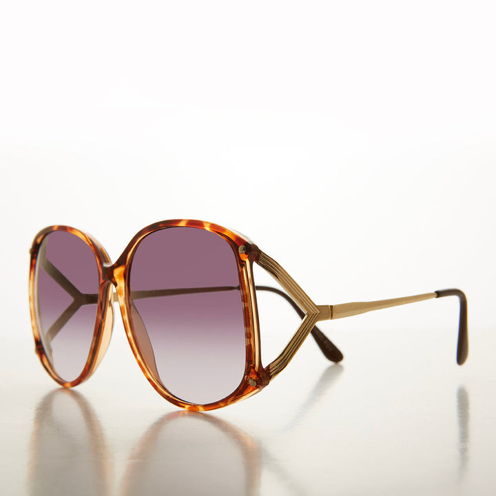 Boho Sunglasses with Gold Temples - Ebbe