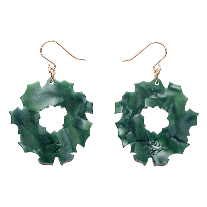 Forest Wreath Drop Earrings by Erstwilder