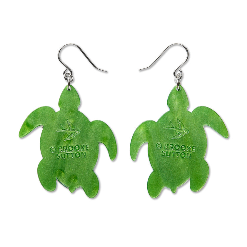 Yaunati (Turtle) Drop Earrings by Erstwilder