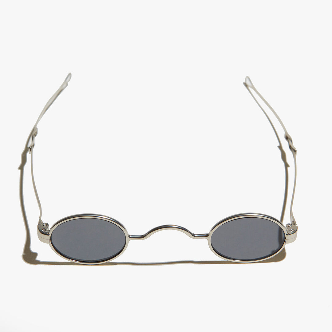 Tiny Oval Spectacle Sunglass with Sliding Temples - Eli