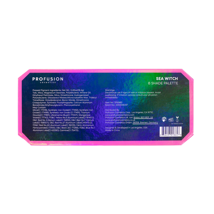 Sea Witch 8 Shade Palette