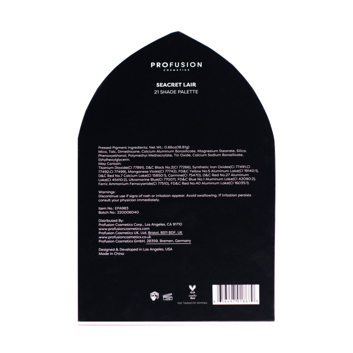 21 Shade Sea Witch Palette