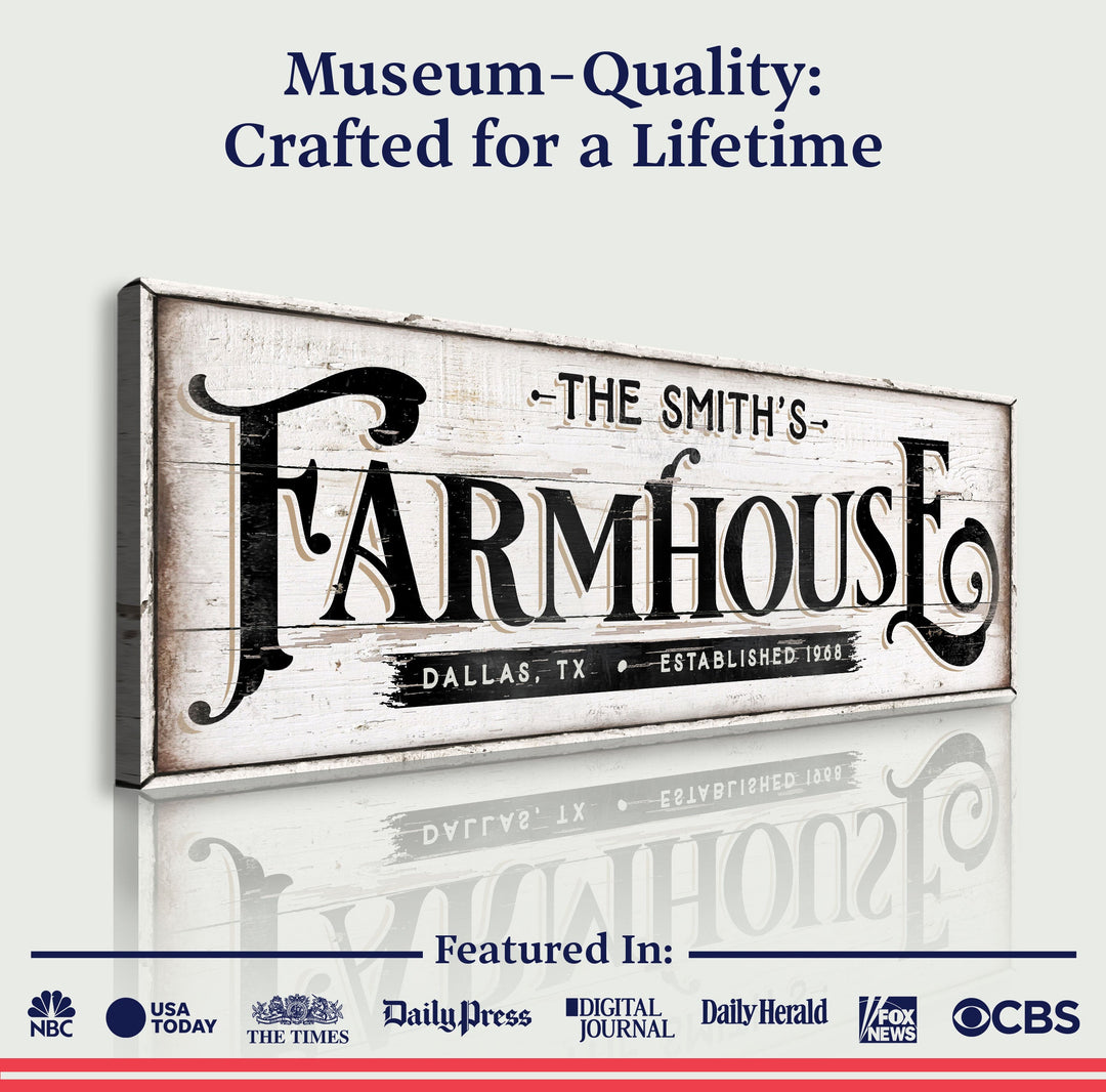 Vintage Rust Farmhouse Sign III