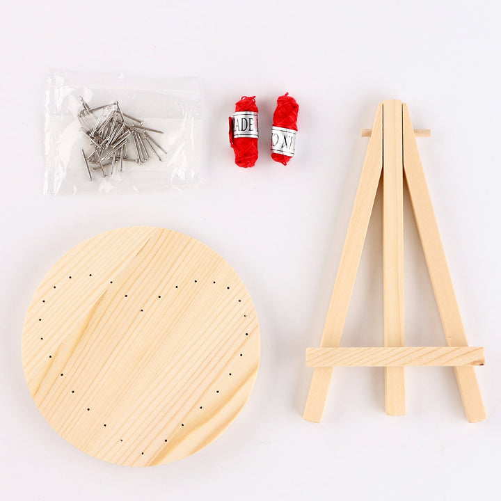 String Art DIY Kit with Stand - Strawberry. Wizardi Craft Kit F07-M12-1-DHAA28296