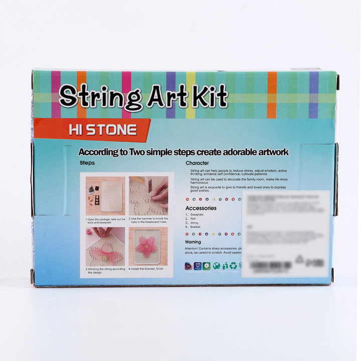 String Art DIY Kit - Hearth. Wizardi Craft Kit F07-M12-1-DHAA28276