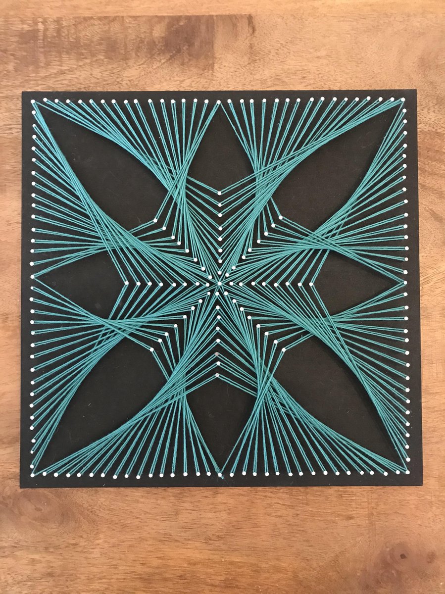 Eight-Point Star String Art Kit F07-M12-2-DHGG29224
